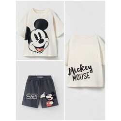 Mickey Mouse Şortlu Takım